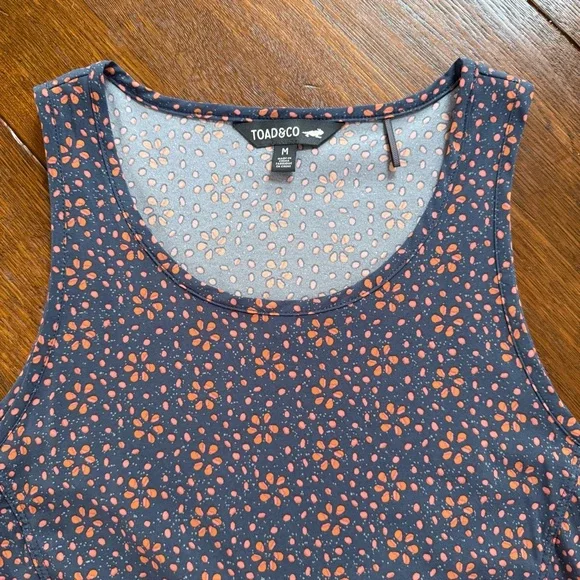 Toad&Co Blue Sunkissed Maxi Dress Medium - Picture 4 of 6